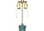 Vintage Midcentury Lava Glaze Table Lamp For Sale - Image 10 of 12