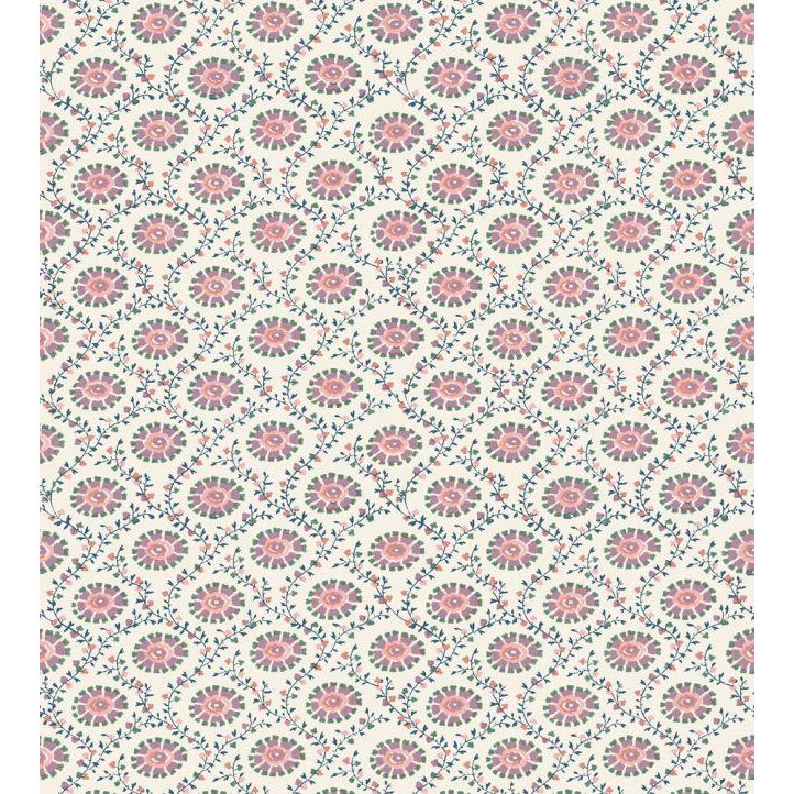 Floral Ogee Wallpaper Pink Chairish