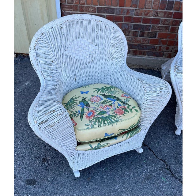 American Antique Merikord Wicker Set by American Chair Co. For Sale - Image 3 of 12