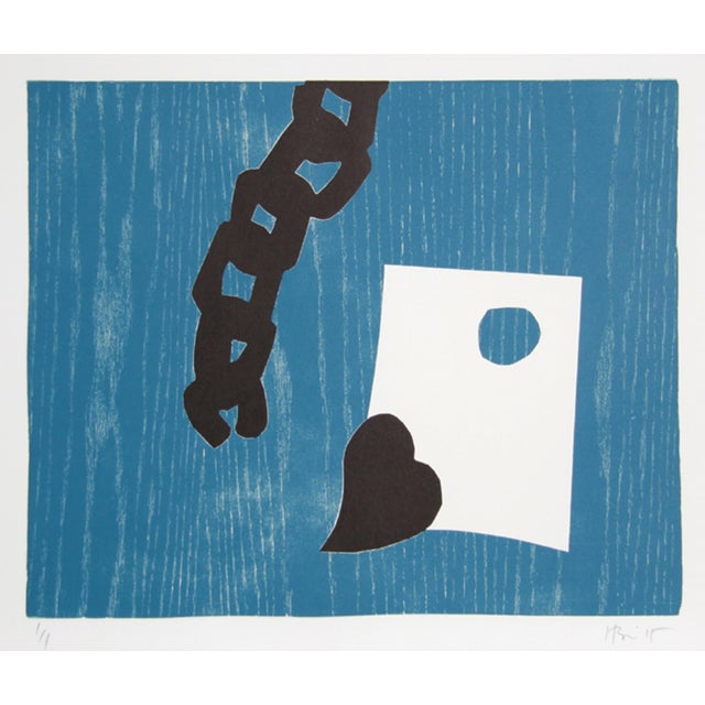 Artist: Charlie Hewitt, American (1946 - ) Title: Untitled - II Year: circa 1995 Medium: Woodblock Monoprint, Signed in...