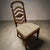 Thomasville Rare 1966 Thomasville Formal Ladderback Style Dining Chairs Original Yellow Patterned Upholstery For Sale - Image 4 of 16