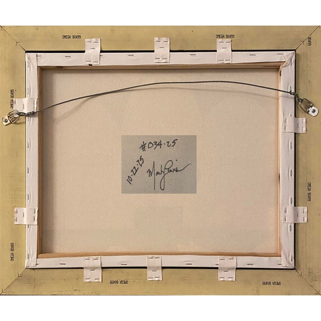 Mark Lewis 2025 "034-25" Abstract Expressionist Geometric Multi-Color Painting by Mark Lewis For Sale - Image 4 of 6