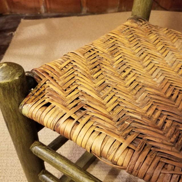 American 1920s Children's Vintage Rocking Chair For Sale - Image 3 of 8