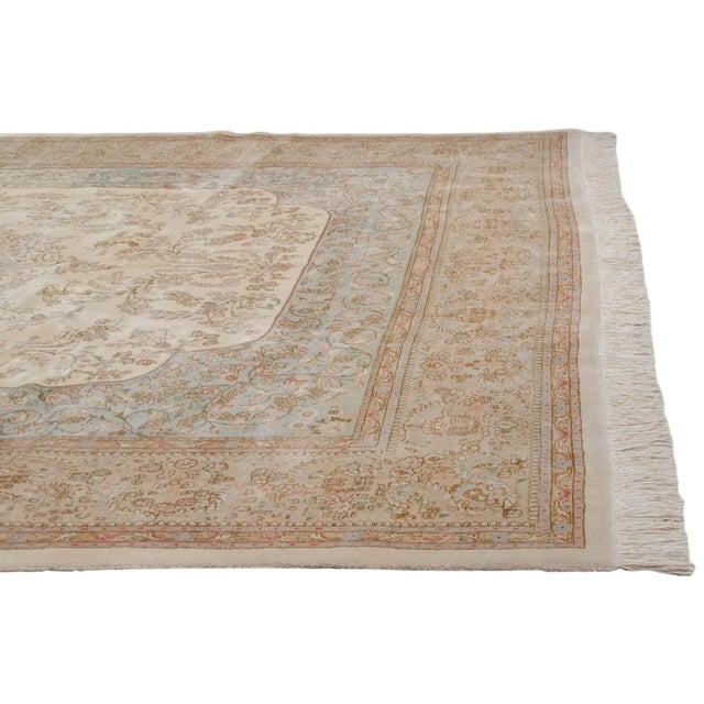Vintage Tabriz Rug - 10'5" X 13'3" For Sale - Image 9 of 13