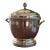 Vintage Silver-Plated Ice Bucket With Glass Liner For Sale