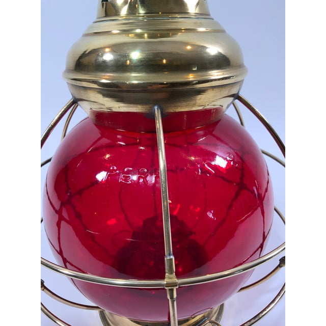 Brass Brass Ships Onion Lantern For Sale - Image 8 of 10