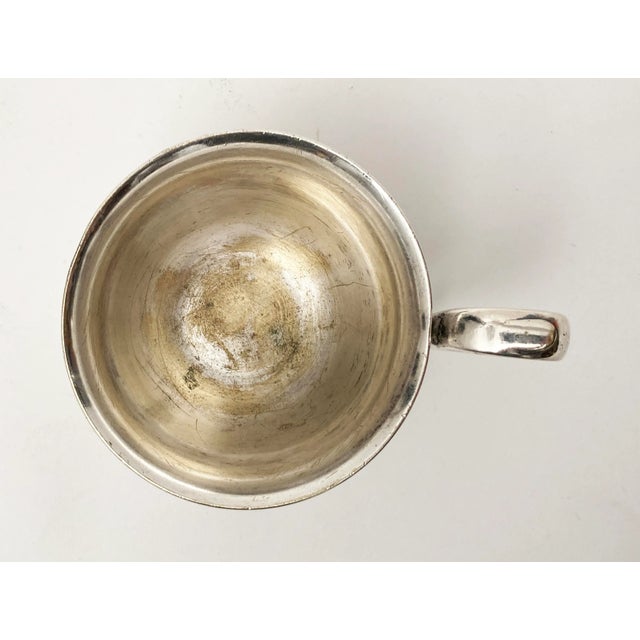 Late 19th Century Victorian Era Silver Plate Fancy Tea-Cup For Sale - Image 11 of 12