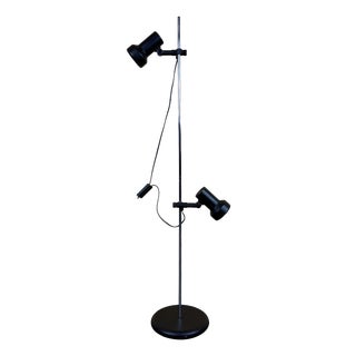 Vintage Space Age Floor Lamp in Metal, 1960s For Sale