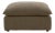 2020s Cali Chocolate Brown Performance Velvet Ottoman For Sale - Image 5 of 5