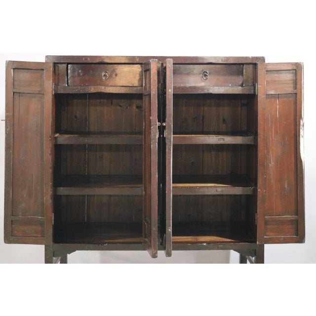 Late 19th Century Painted Cabinet From Tianjin Province For Sale - Image 10 of 12