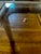 Vintage 1970's Split Reed Waterfall Coffee Table With Glass Top & Matching End Table For Sale - Image 14 of 18