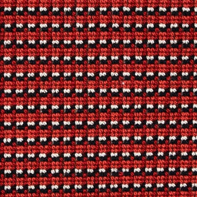 Sample - Schumacher x Stephanie Seal Brown Grunda Epingle Fabric in Cinnabar For Sale