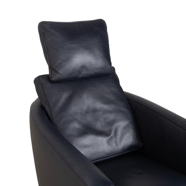 Leather Club Chair from FSM Sesame For Sale - Image 9 of 17