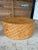 Vintage Coastal Split Rattan Round Rattan Weave Coffee Table For Sale - Image 11 of 13