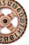 1930s Circa 1930s Two Sided Hand Painted Game Wheel For Sale - Image 5 of 12