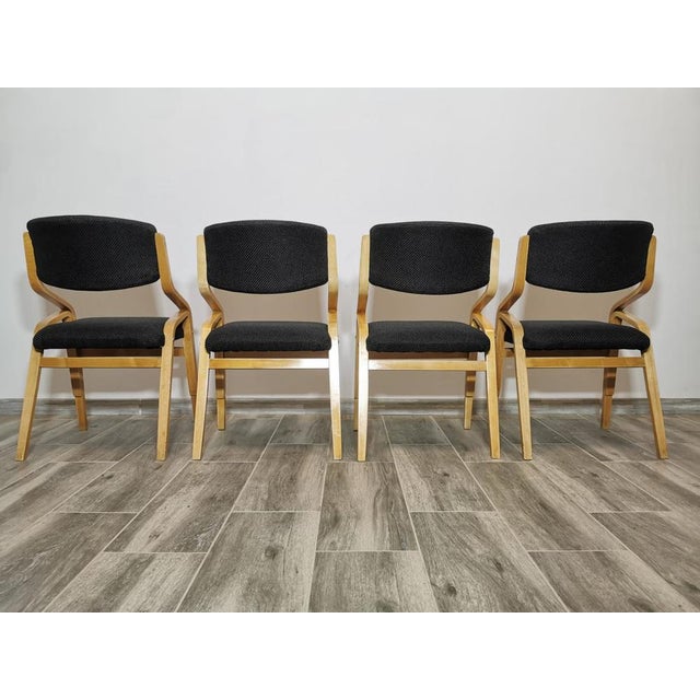 Vintage Chairs by Ludvik Volak, 1960s, Set of 4 For Sale - Image 15 of 18