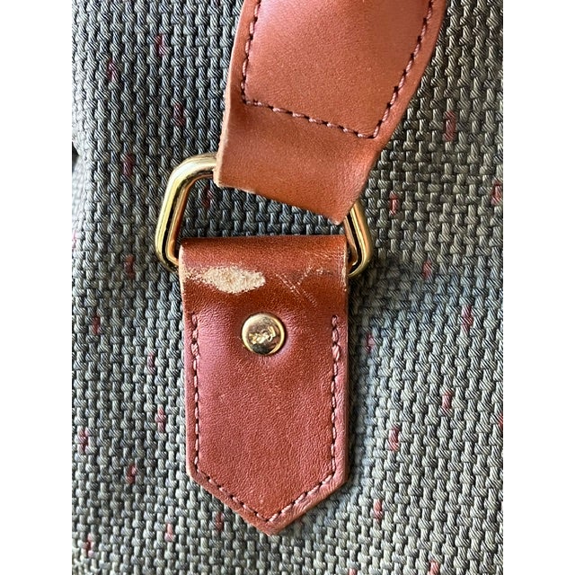 Vintage Yves Saint Laurent Monogram Coated Canvas Weekender Bag For Sale - Image 10 of 15