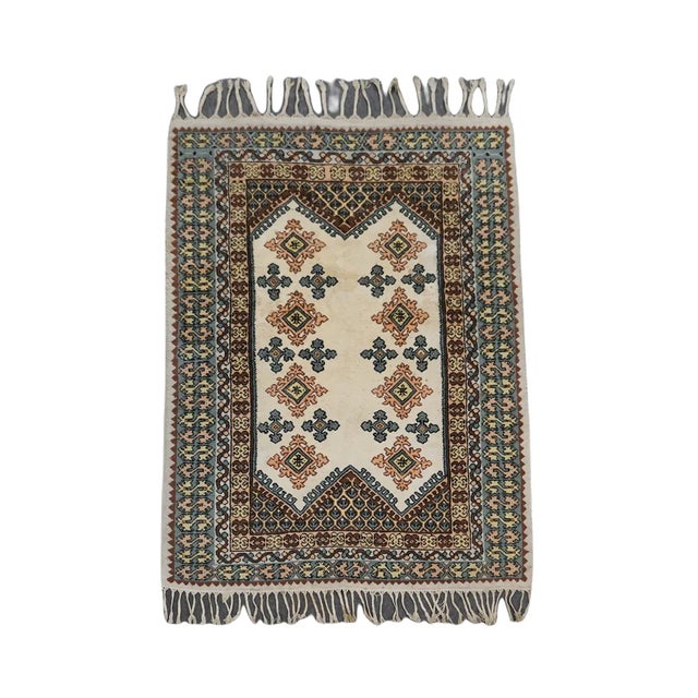 Tunisian Handmade Berber Rug For Sale - Image 6 of 6