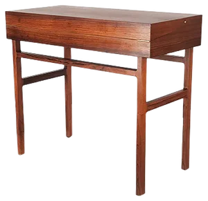 Mid-Century Rosewood Desk by A.B. Madsen & E. Larsen for Willy Beck