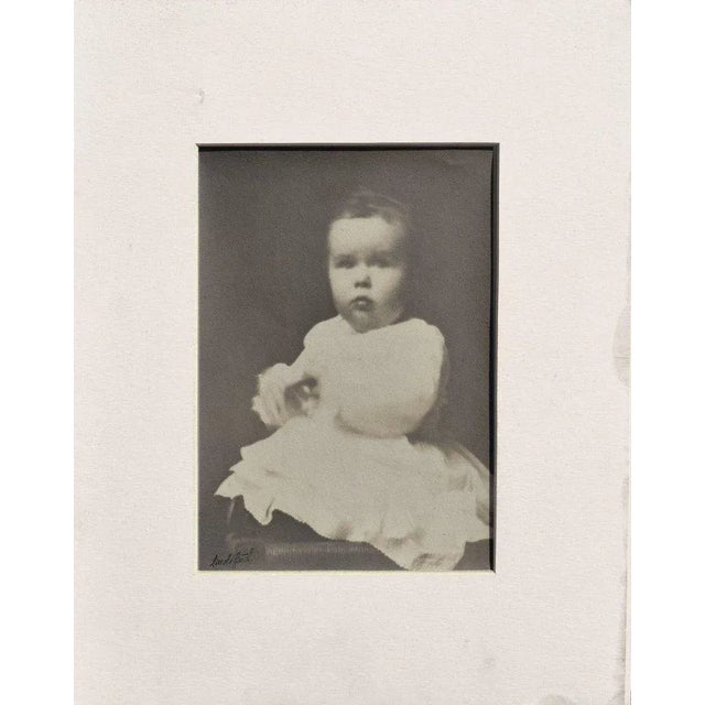 Printmaking Materials The Poet's Son Billie by Arnold Genthe, 1898 For Sale - Image 7 of 7