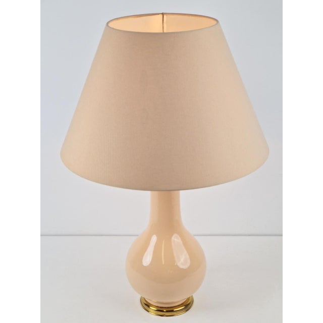 Vintage Jar Table Lamp in Ceramic, 1980 For Sale - Image 9 of 10