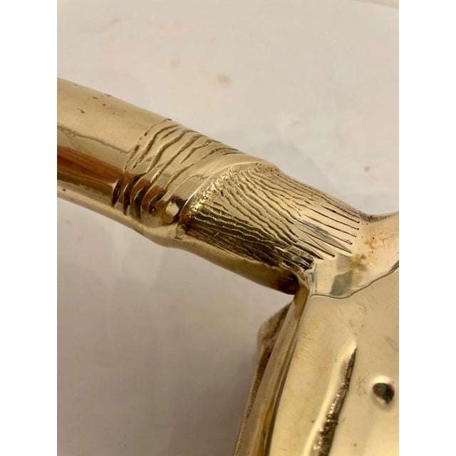 Mid 20th Century Brass Longhorn Wall Sculpture For Sale - Image 4 of 9