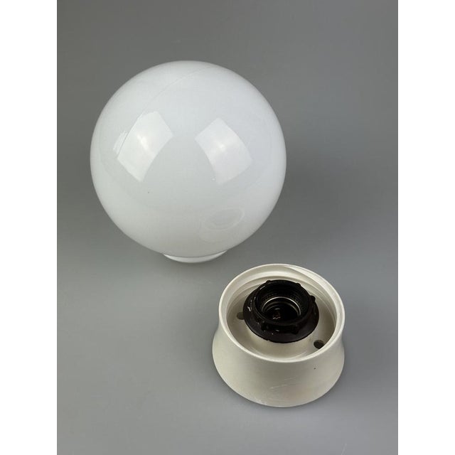 Bauhaus Wall Light in Plastic & Glass, 1960s For Sale - Image 9 of 16