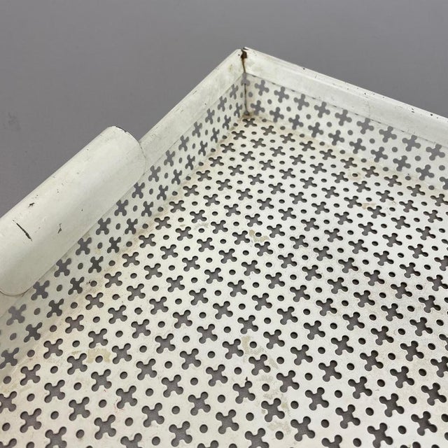 1950s French Modernist Rigituelle Tray in Metal from Mathieu Matégot, 1950s For Sale - Image 5 of 18