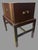 Brown Antique Georgian Brass Bound Mahogany or Walnut Cellarette Box on Stand For Sale - Image 8 of 11