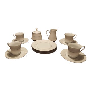 Vintage Crown Ming China Serving Set - 18 Piece For Sale