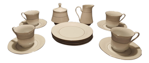 Vintage Crown Ming China Serving Set - 18 Piece