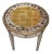 Early 20th Century Directoire Style Verre Eglomese Parcel Gilt Table For Sale