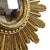 Glass Vintage Gilt Sunburst Mirror, 1960s For Sale - Image 7 of 14