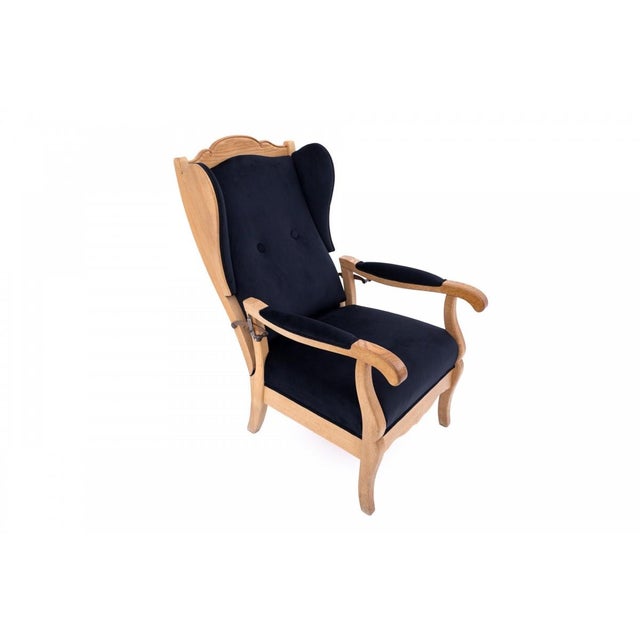 Set of Reclining Chair with Ottoman, 1940s For Sale - Image 17 of 18