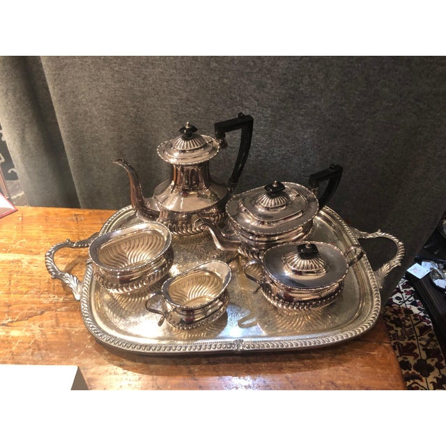 silver coffee tray