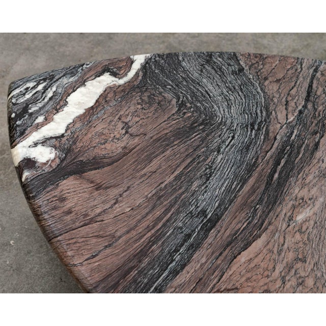 1970s Vintage Cipollino Marble Coffee Table, 1970 For Sale - Image 5 of 9