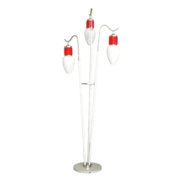 Marble Base Floor Lamp, 1970s For Sale