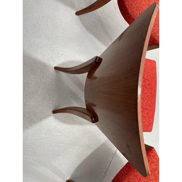 H-214 Chairs in Walnut by Jindřich Halabala, 1950s, Set of 4 For Sale - Image 9 of 18