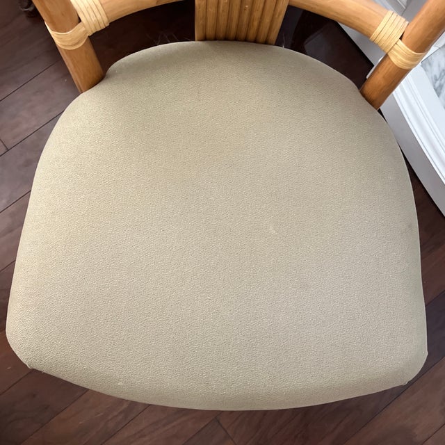 Rattan Dining Table and 6 Chairs - Set of 8 For Sale - Image 12 of 12