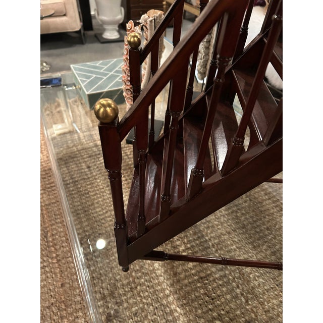 Miniature 20th Century Mahogany Wood Staircase Architectural Model For Sale - Image 4 of 7