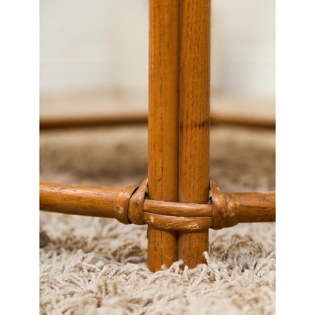 Mid 20th Century Two Tier Side Table Styled After Heywood Wakefield For Sale - Image 9 of 12