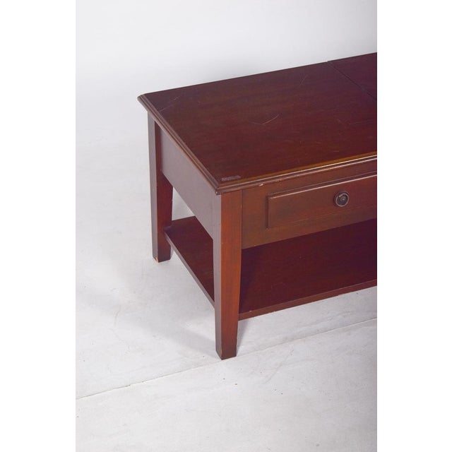 Rectangular Coffee Table with Hinged Top, 1950s For Sale - Image 10 of 15