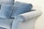 Baker Furniture Blue Velvet Upholstered Roll Arm Sofa For Sale In South Bend - Image 6 of 13
