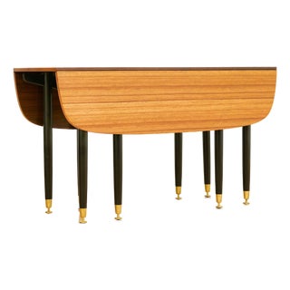 1950s Drop Leaf Dining Table by E Gomme For Sale