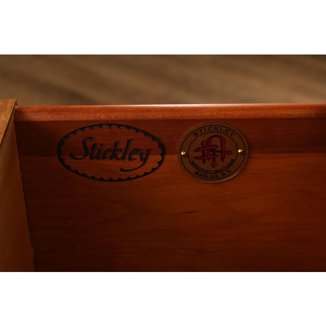 Stickley Harvey Ellis Collection Inlaid Nine Drawer Dresser For Sale - Image 17 of 18