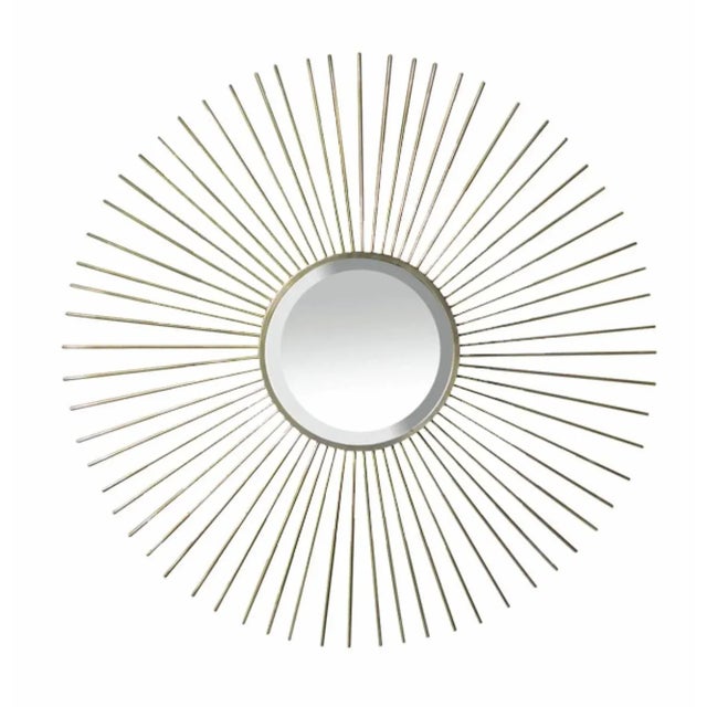 Modern Fiona Sunburst Mirror by Oly Studio For Sale - Image 3 of 4