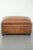 Sheepskin Ottoman with Black Piping For Sale - Image 4 of 9