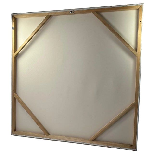 Sky Blue Late 20th Century Four Panel Set of Chinoiserie Paintings by Artist Richard Holton For Sale - Image 8 of 10