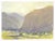 025 - Plein Air-Eldorado Canyon, CO, 4/7/22 by Judd Mercer | Gouache Landscape of Eldorado Canyon For Sale