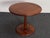 1960s Mid-Century Modern Solid Walnut Tulip Style Pedestal Side Table by Prodelco For Sale - Image 5 of 18